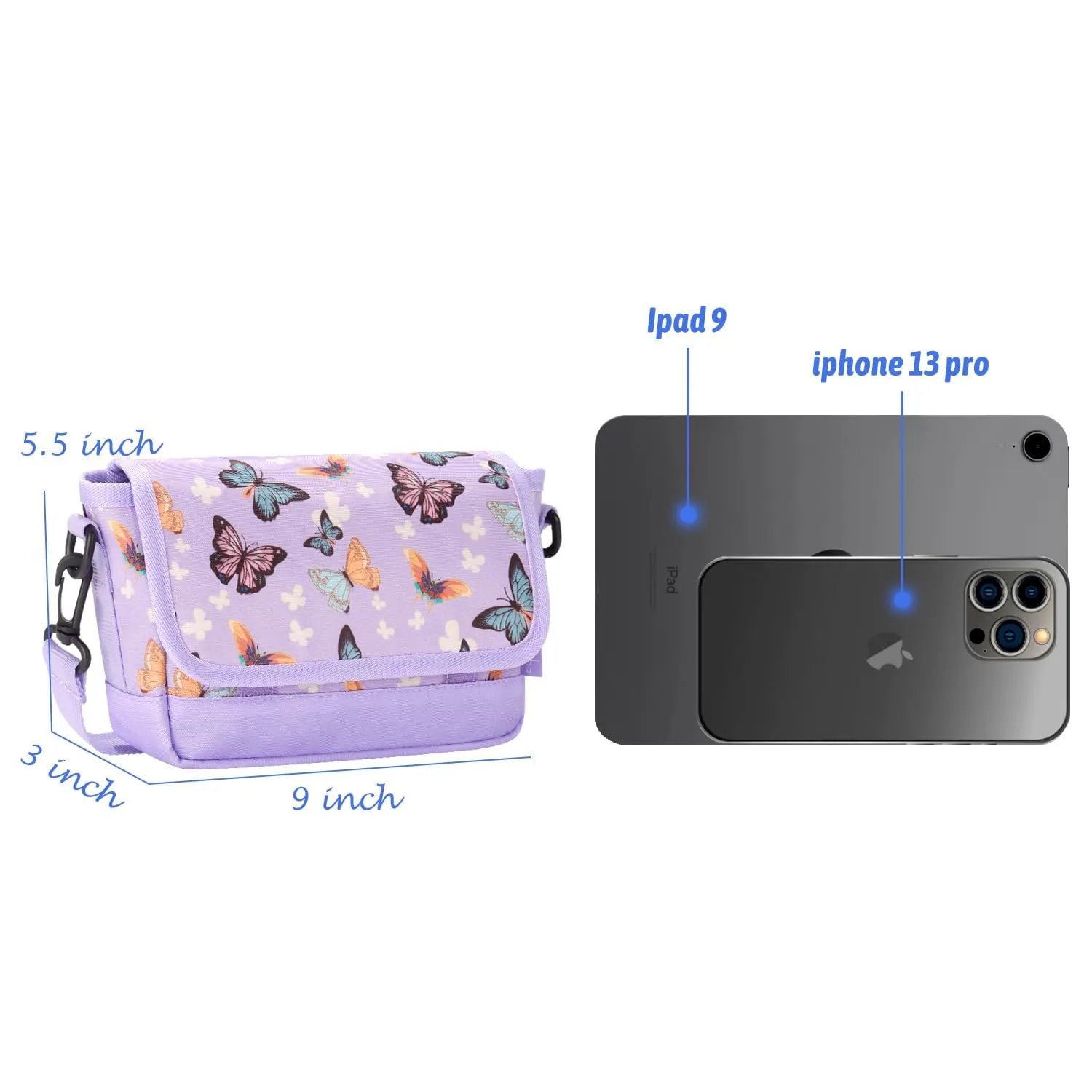 Sloth Purple Teens Crossbody Purse