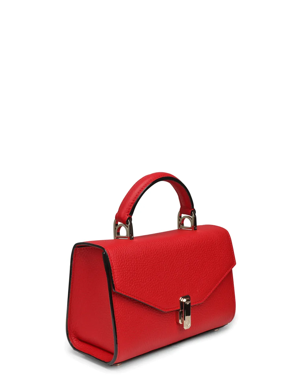 Small Ana Top Handle Bag in Red
