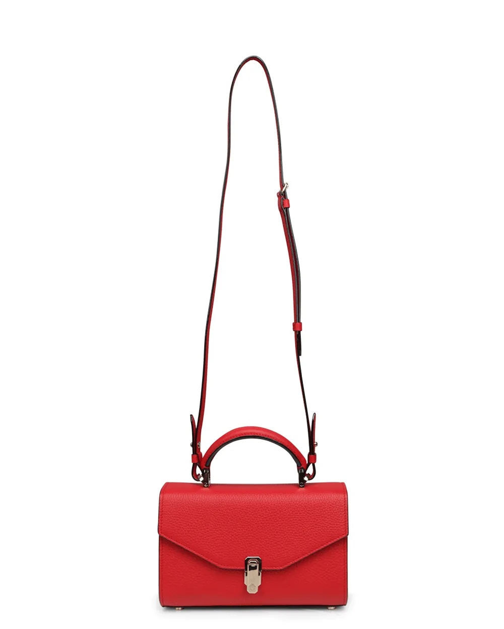 Small Ana Top Handle Bag in Red
