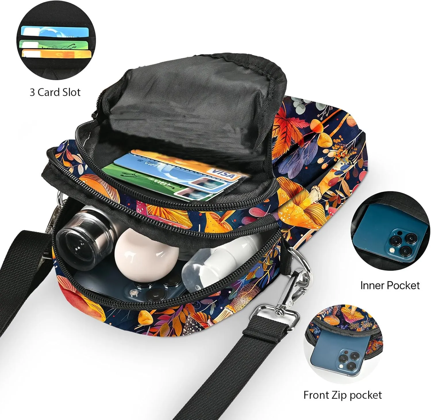 Small Crossbody Bag for Women Cell Phone Purse with Adjustable Strap Shoulder Purse Travel Wallet Bag