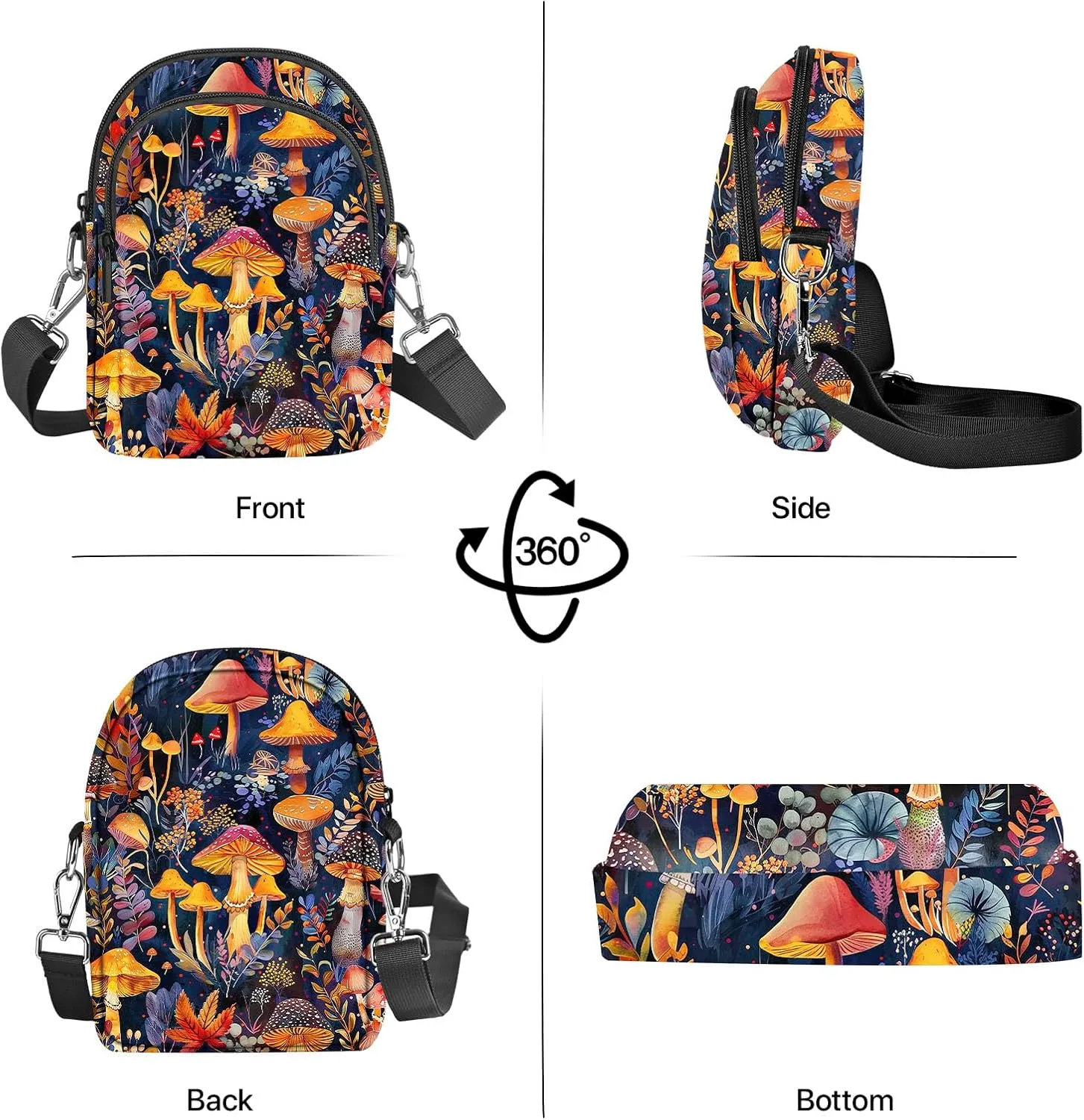 Small Crossbody Bag for Women Cell Phone Purse with Adjustable Strap Shoulder Purse Travel Wallet Bag