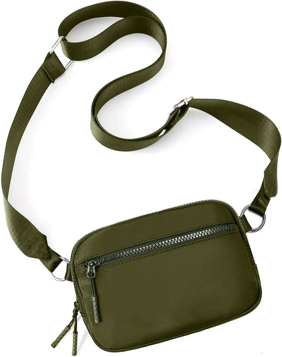 Small Crossbody Purses for Women, Shoulder Purses Bag for Men with Adjustable Strap,Mini Nylon Purse-Perfect for Travel and Workouts