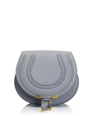 Small Marcie Saddle Bag in Storm Blue
