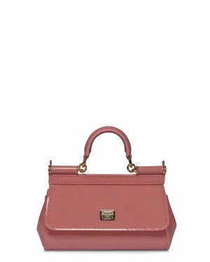 Small Sicily East to West Top Handle in Medium Pink