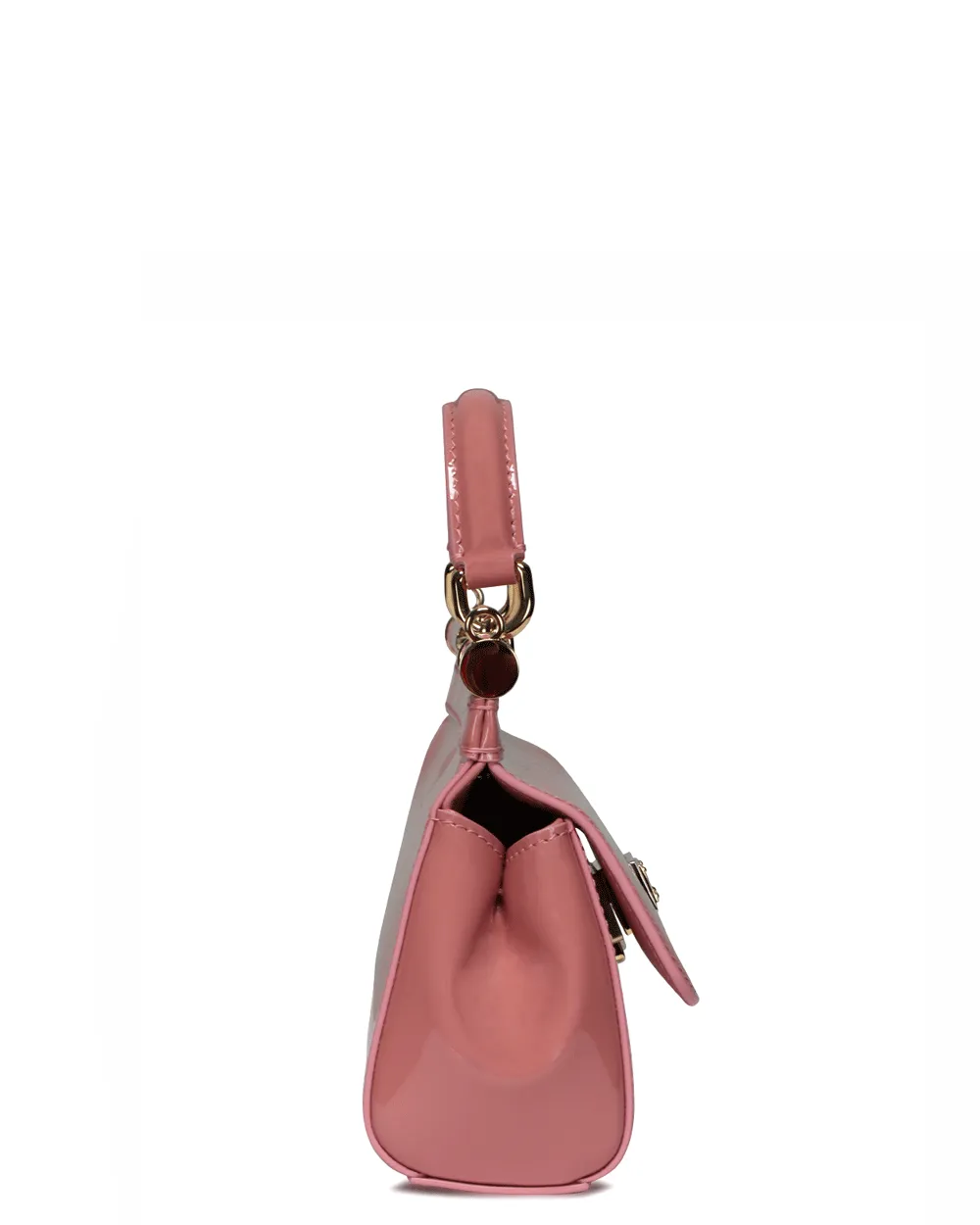 Small Sicily East to West Top Handle in Medium Pink