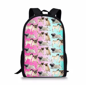 Softback Dogs 3D Print Bagpack