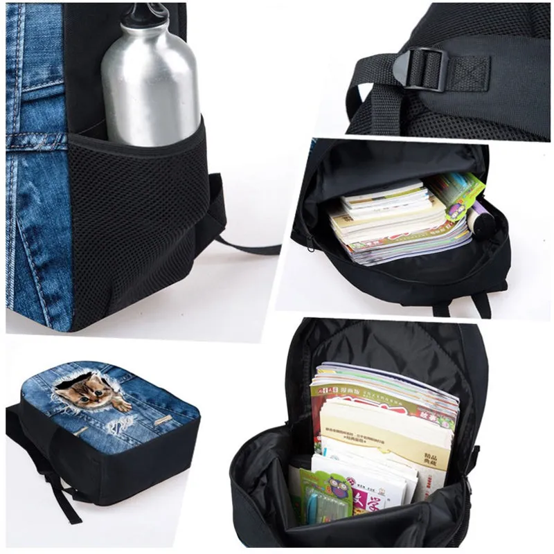 Softback Dogs 3D Print Bagpack
