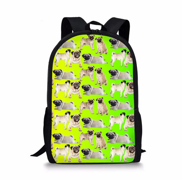 Softback Dogs 3D Print Bagpack