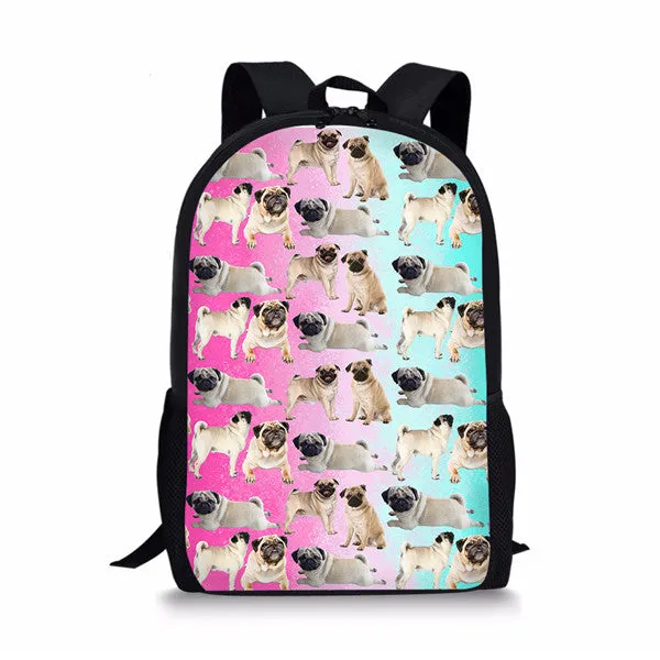 Softback Dogs 3D Print Bagpack