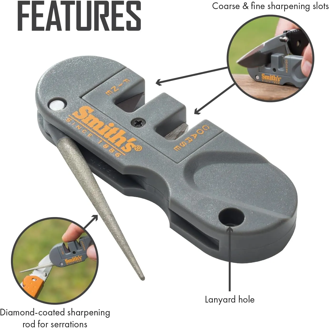 SOG Twitch II Drop Point 2.65in Everyday Carry Portable Compact Well-Rounded Camping Pocket Folding Knife | AUS-8 Steel Blade