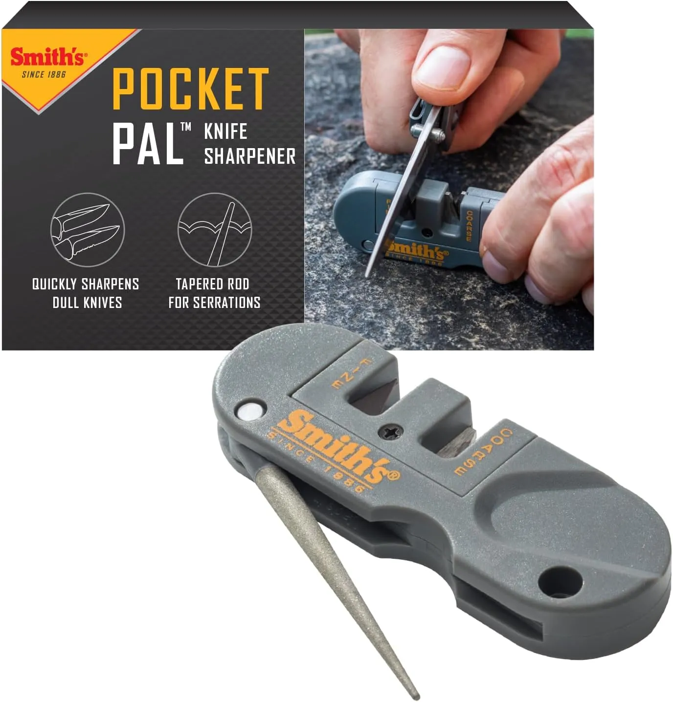 SOG Twitch II Drop Point 2.65in Everyday Carry Portable Compact Well-Rounded Camping Pocket Folding Knife | AUS-8 Steel Blade