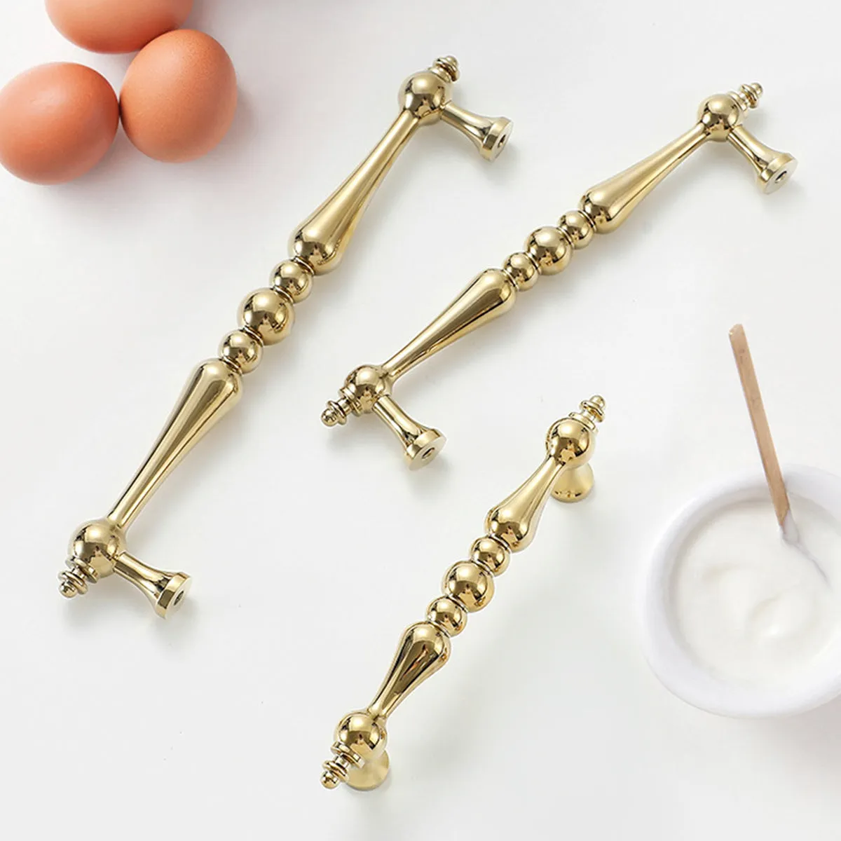Solid Brass Decorative Cabinet Pull Handles