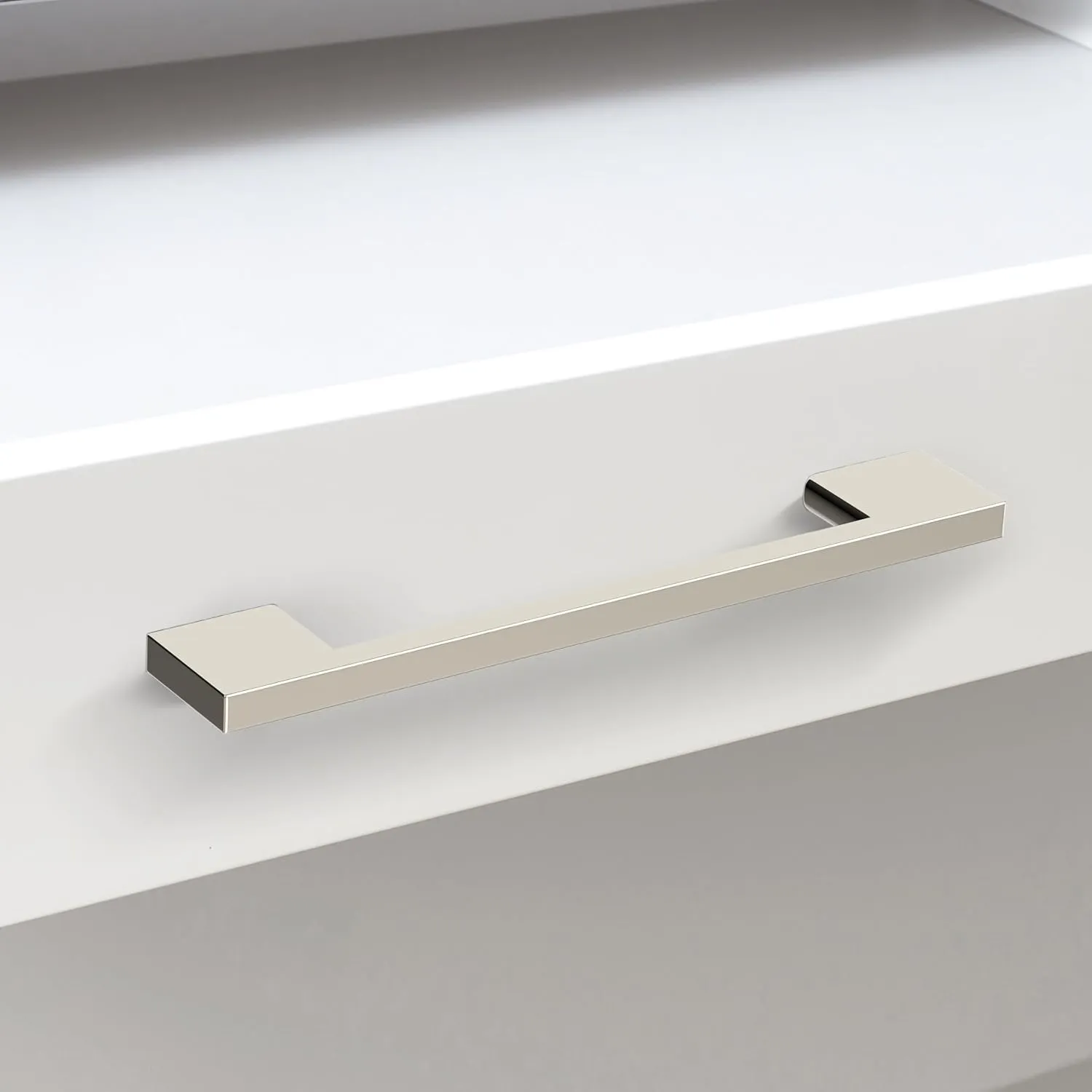Southern Hills 10 Pack 160mm Kitchen Square Cabinet Handles Satin Nickel Cabinet Pulls Brushed Nickel Drawer Pulls Kitchen Cabinet Hardware Kitchen Handles for Cabinets Cupboard Handles Drawer Handles