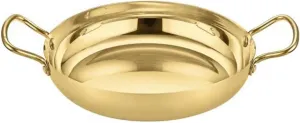 Spanish Paella Pan - Stainless Steel Skillet Cooking Pot, Non-Stick Surface, Riveted Handles, Dishwasher-Safe, for Home, Restaurant,Silver