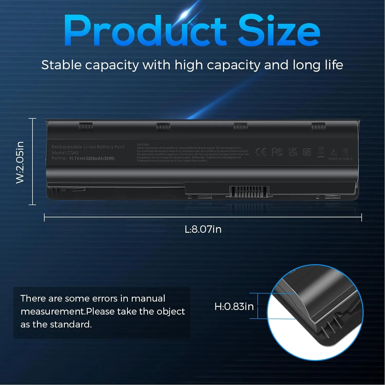 Spare 593553-001 593554-001 MU06 MU09 Laptop Battery for HP Pavilion DM4 G4 G6 G7 DV3-4000 DV5-2000 DV6-3000 DV7-6000 Compaq Presario CQ32 CQ42 CQ43 435 436 HSTNN-Q62C HSTNN-CBOW HSTNN-IB0N