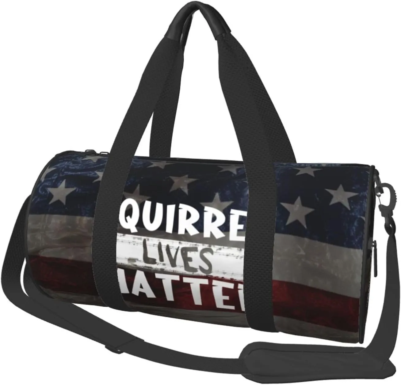 Squirrel Lives Matter Duffel Bag Gym Bag Travel Sports Tote Large Foldable Beach Swim Yoga0