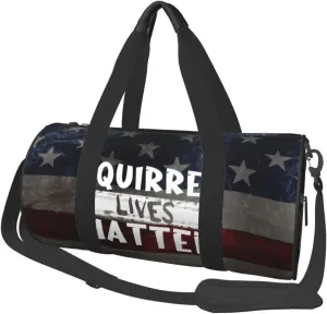 Squirrel Lives Matter Duffel Bag Gym Bag Travel Sports Tote Large Foldable Beach Swim Yoga0