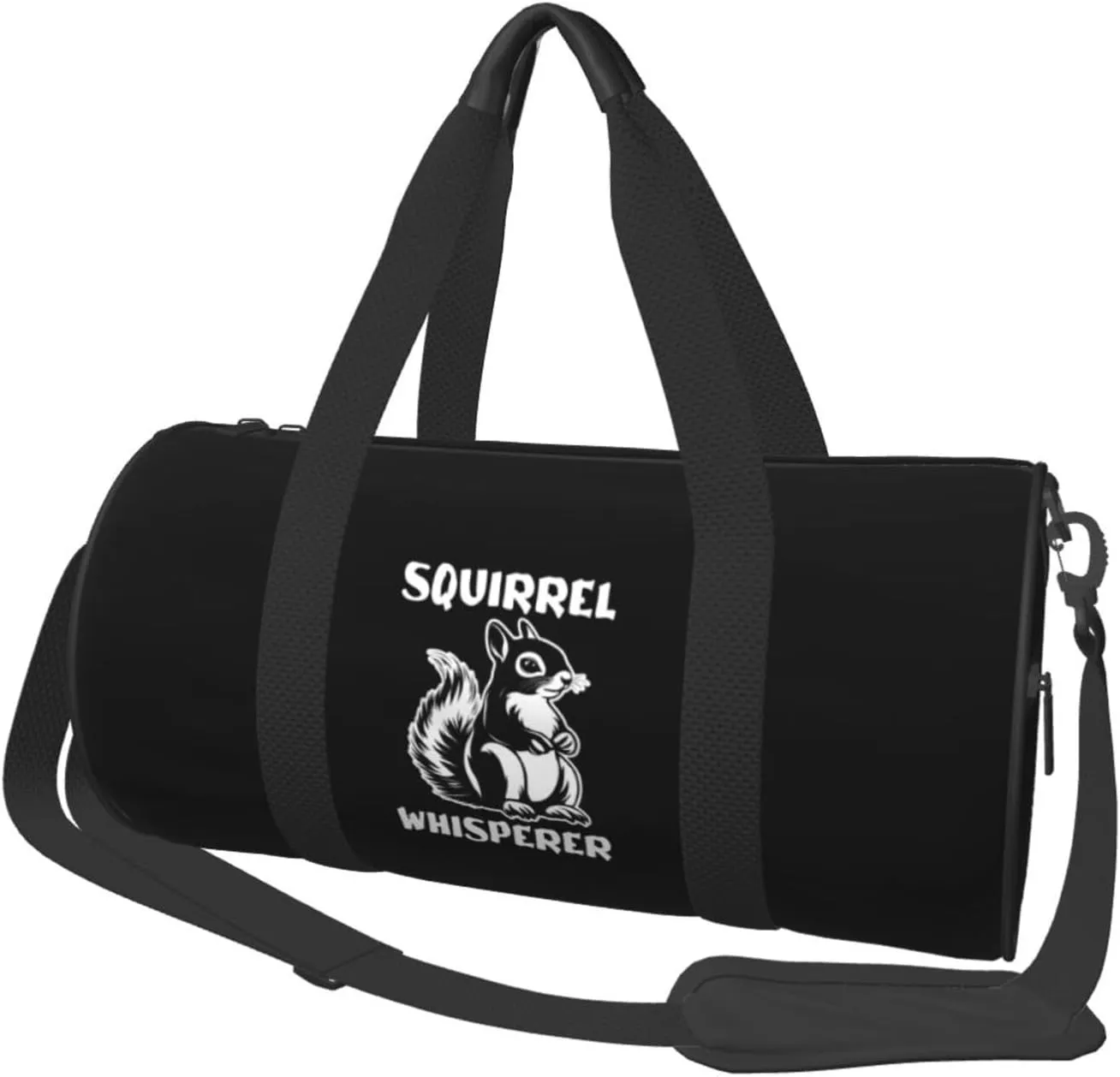 Squirrel Whisperer Duffel Bag Gym Bag Travel Sports Tote Large Foldable Beach Swim Yoga0