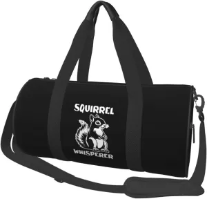 Squirrel Whisperer Duffel Bag Gym Bag Travel Sports Tote Large Foldable Beach Swim Yoga0