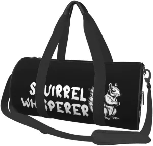 Squirrel Whisperer Duffel Bag Gym Bag Travel Sports Tote Large Foldable Beach Swim Yoga5