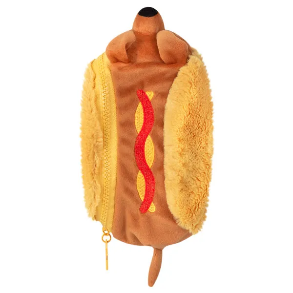 Squishable Dachshund Hot Dog Plush Pouch