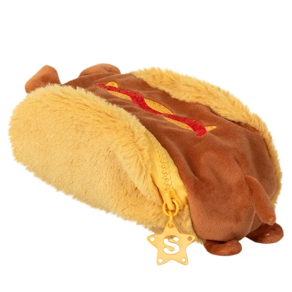 Squishable Dachshund Hot Dog Plush Pouch