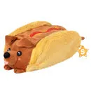 Squishable Dachshund Hot Dog Plush Pouch