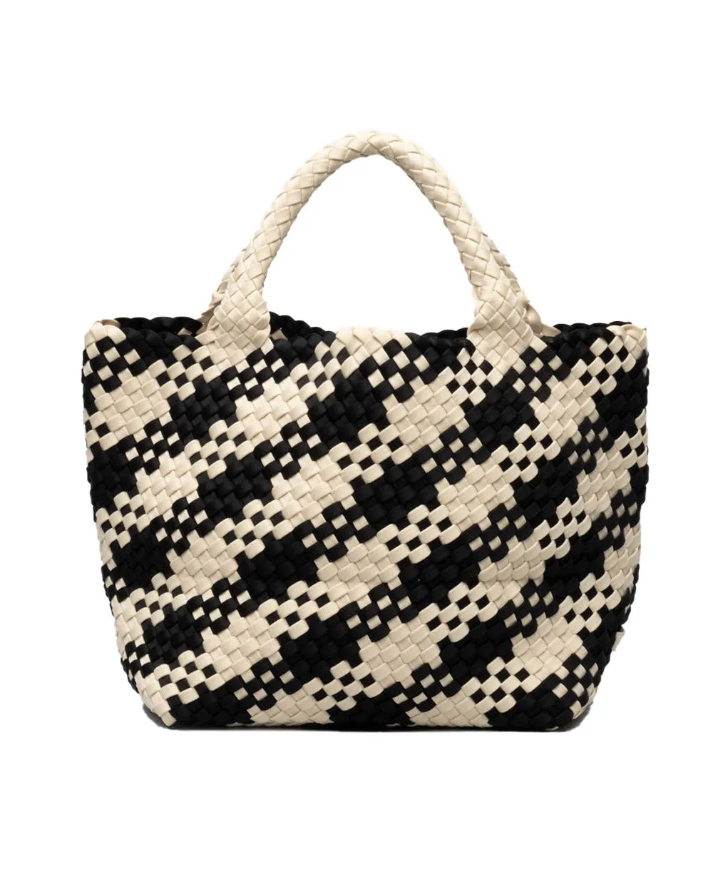 St. Barths Medium Plaid Tote in Corisca