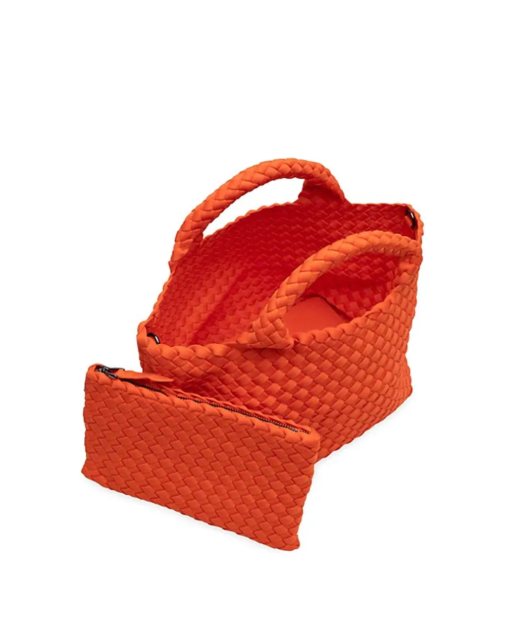 St. Barth's Petite Crossbody Tote in Poppy