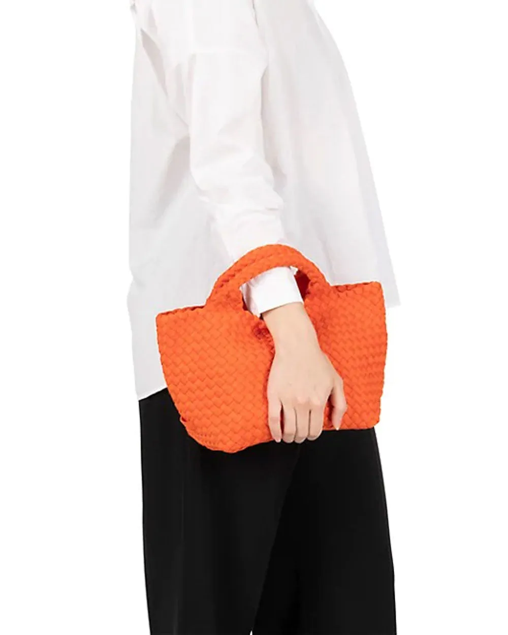St. Barth's Petite Crossbody Tote in Poppy