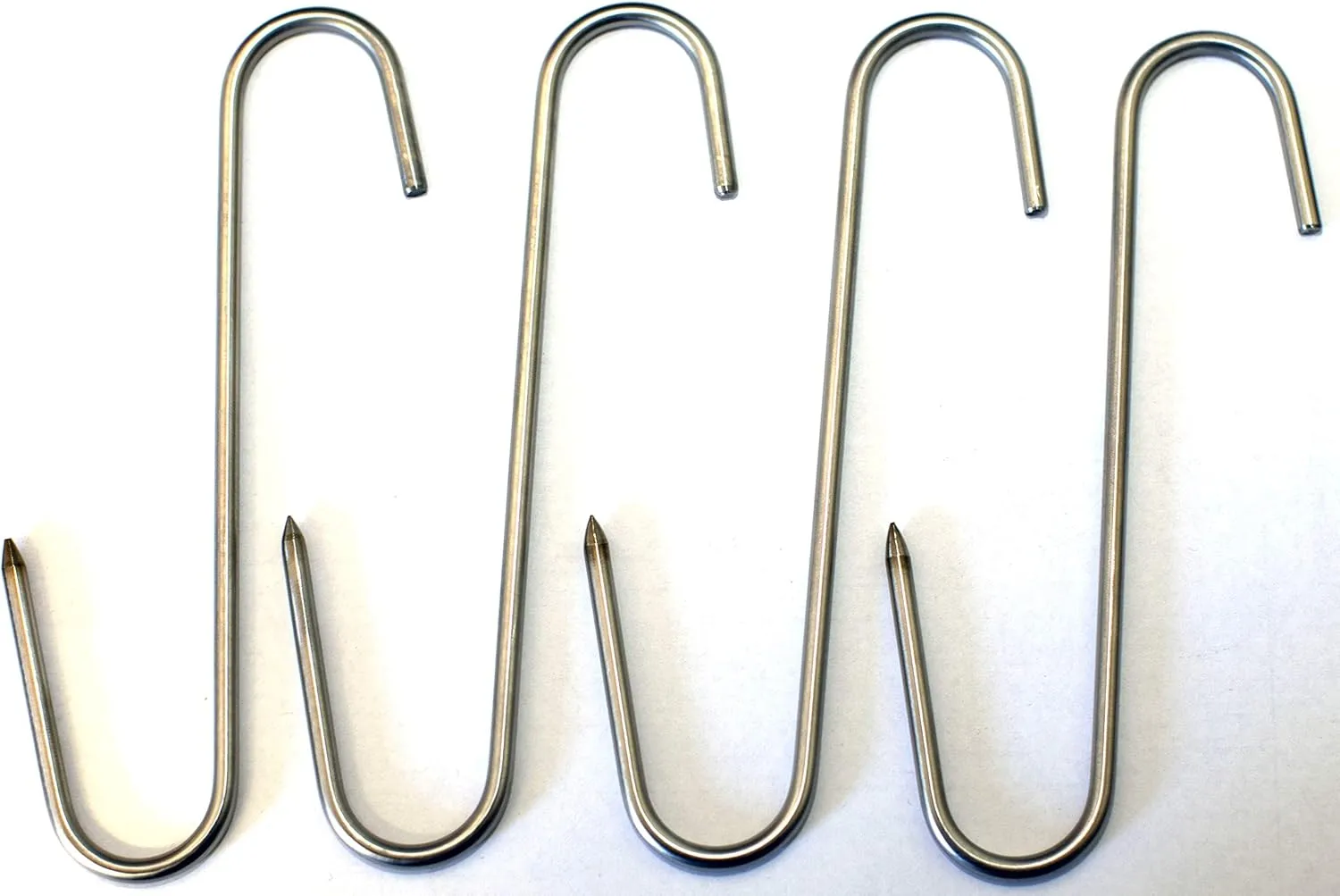 Stainless Meat Hooks, Smoker Hook, 7", 4 Pack