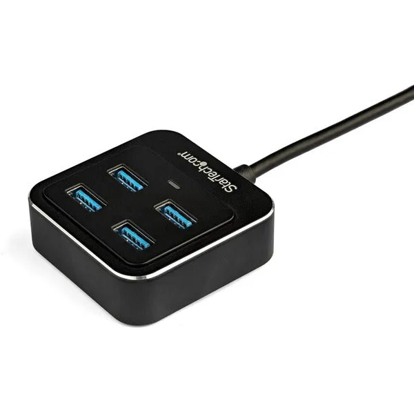 StarTech.com 4 Port USB C Hub - USB-C to 4xUSB-A - 10Gbps USB 3.2/3.1 Gen 2 Type-C Hub - USB Bus Powered - Portable/Laptop USB Adapter Hub
