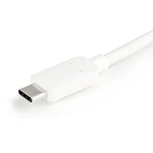 StarTech.com USB-C to 4K HDMI Multifunction Adapter with Power Delivery and USB-A Port- White - USB 3.1 - HDMI