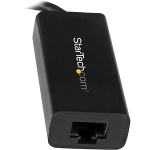 StarTech.com USB-C to Gigabit Ethernet Adapter - Black - USB 3.1 - Realtek RTL8153 - 1 Port(s) - 1 - Twisted Pair - 10/100/1000Base-T - Desktop