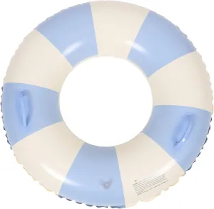 Striped Swim Ring Inflatable Pool Floats with Handles Retro Pool Ring for Pool Party Beach Bachelorette Wedding Party Decor 32 Inch