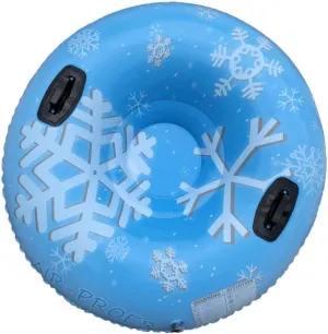 Sturdy Outdoor Inflatable Skiing Tube PVC Sled for Family Fun Strong Handles