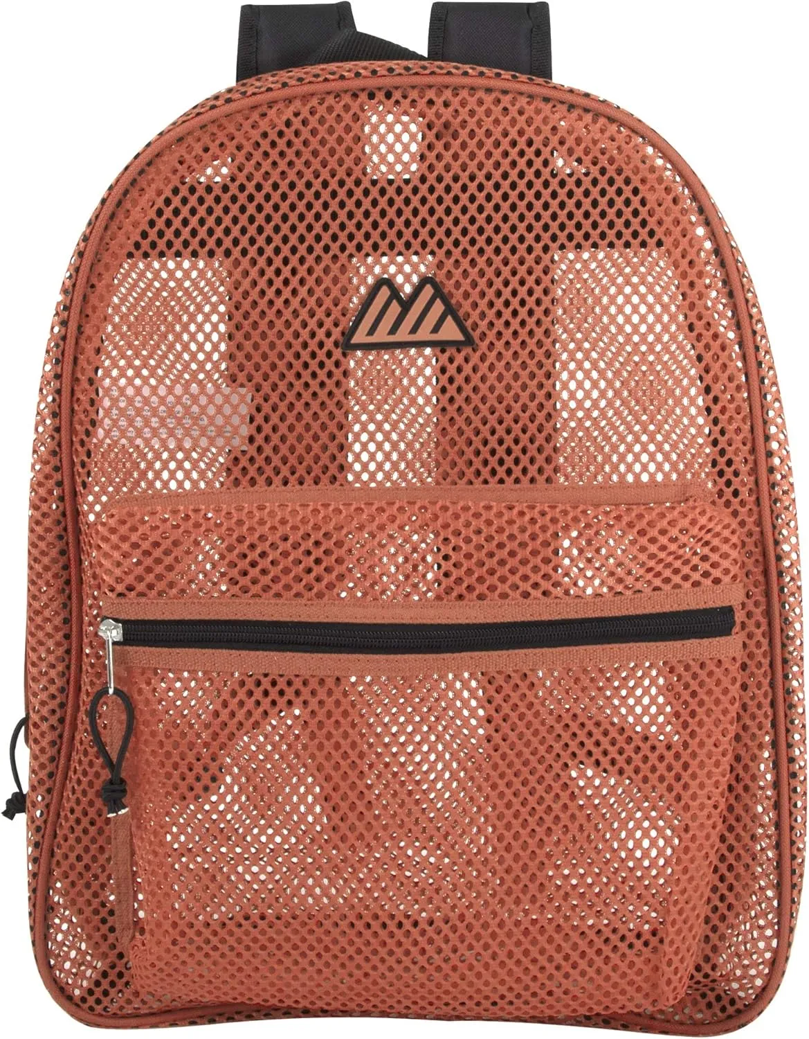 Summit Ridge Mesh Backpacks for Kids, Adults, School, Beach, and Travel, Colorful Transparent Mesh Backpacks with Padded Straps Large