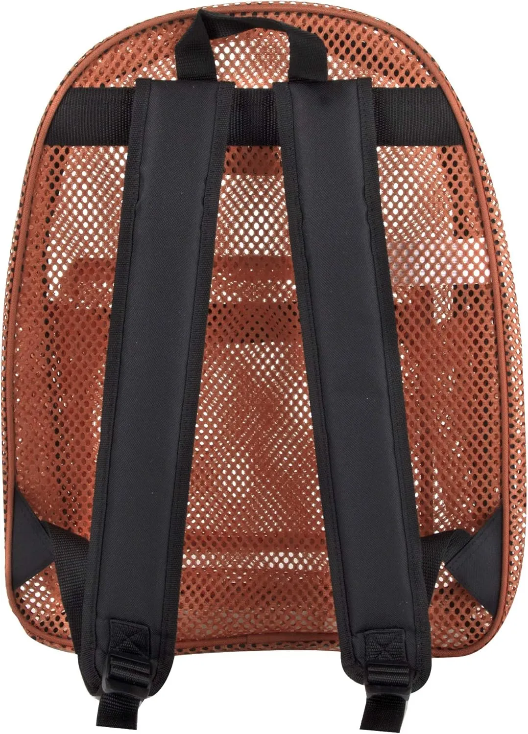 Summit Ridge Mesh Backpacks for Kids, Adults, School, Beach, and Travel, Colorful Transparent Mesh Backpacks with Padded Straps Large