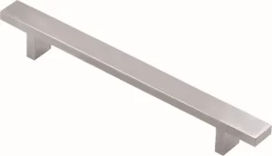 Superior Brass Kitchen Handle "T" Satin S/Steel 10x20mm Square 860mm