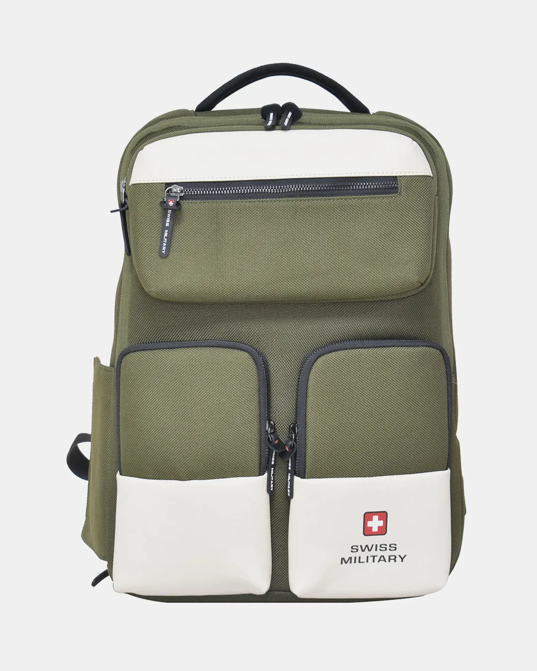 Swiss Military Blizzard Laptop Backpack with Luggage Trolley Strap | USB and Type C Charging Port | 21 Lt Capacity