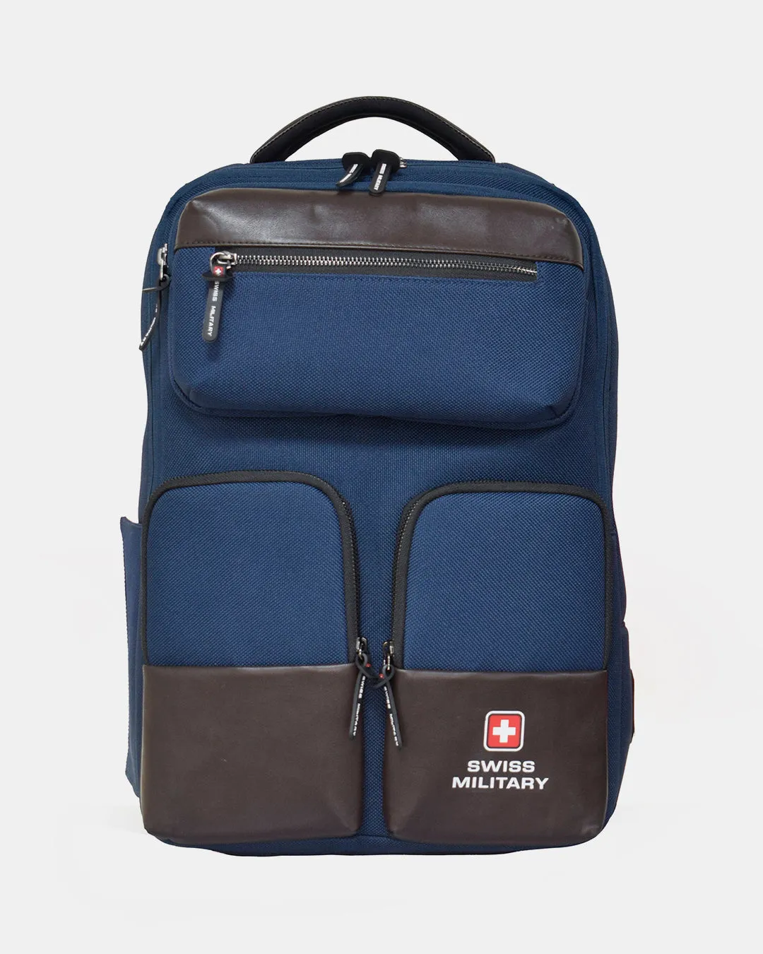 Swiss Military Blizzard Laptop Backpack with Luggage Trolley Strap | USB and Type C Charging Port | 21 Lt Capacity