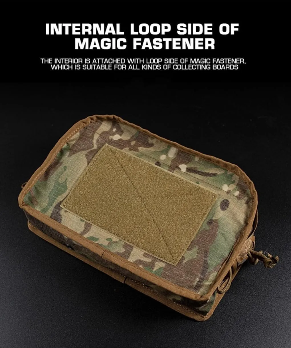 Tactical C.CS Pouch MOLLE System Pouch Double Zipper Utility Bag Hunting Vest Accessory Airsoft Organizers Recycling Bag