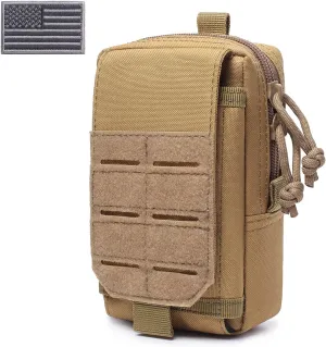 Tactical Molle EDC Pouch Cellphone Pouch Holder Utility Gadget Organizer Bag