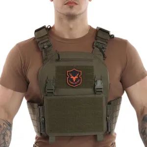 Tactical Molle Vest for Men Laser Cutting Modular Lightweight Quick Release Adjustable Vests