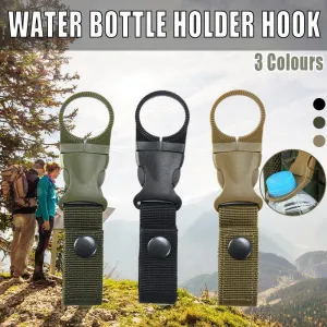 Tactical Molle Webbing Strap Clip Water Drink Bottle Holder Hook For Waist Belt