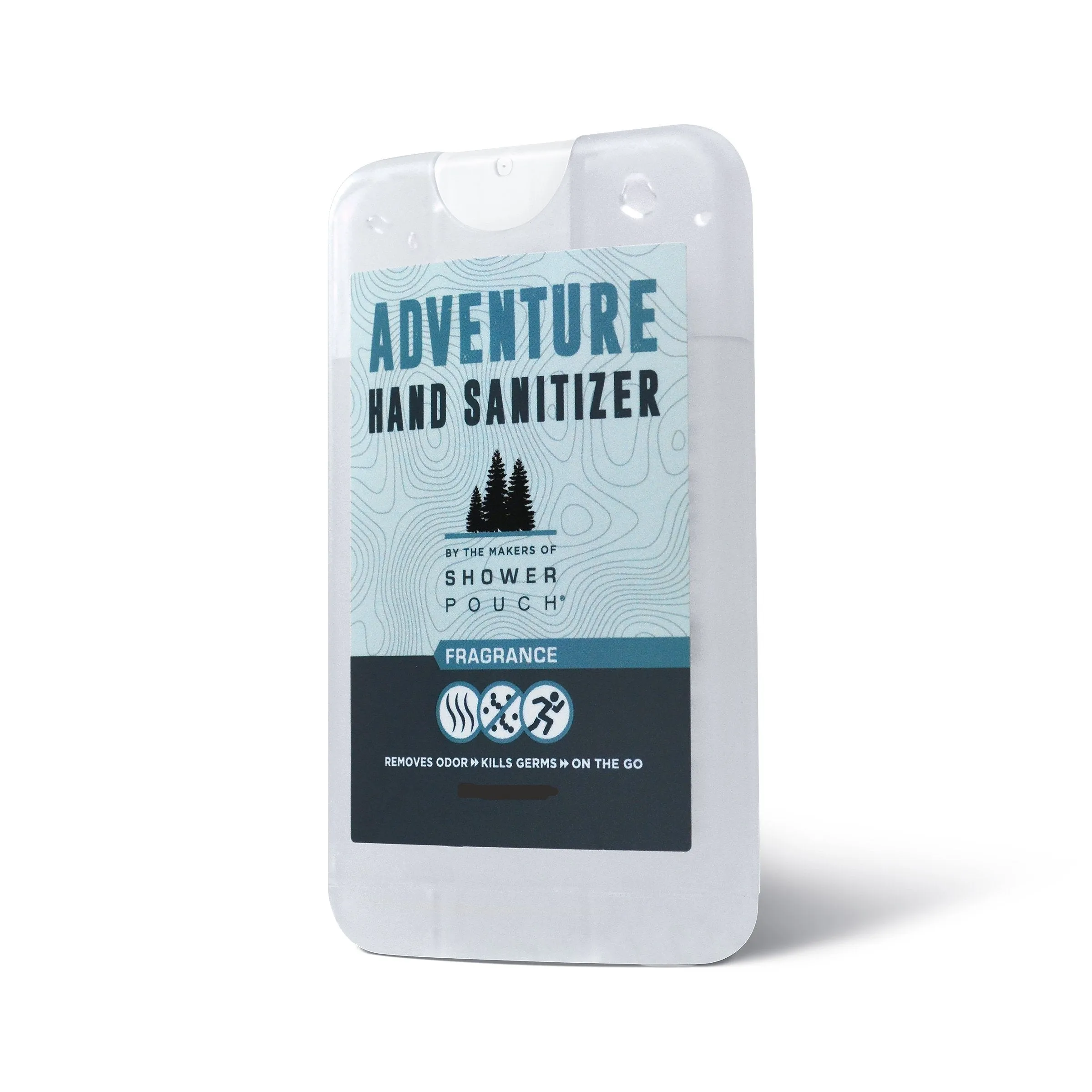 Tactical Molle Zipper Bag   Adventure Sampler Kit: 4 Shower Pouches, 1 Hand Sanitizer (80%), and 1 Deodorant