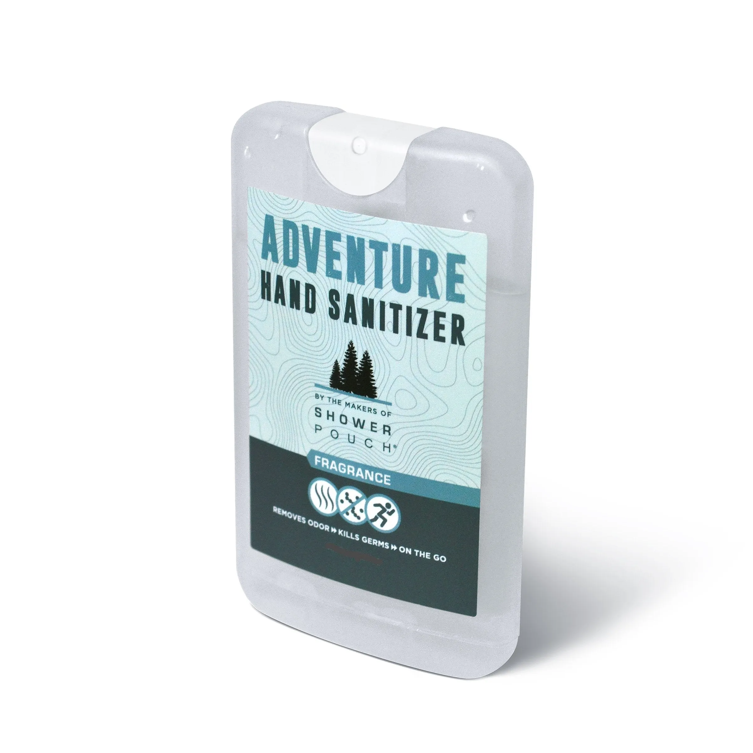 Tactical Molle Zipper Bag   Adventure Sampler Kit: 4 Shower Pouches, 1 Hand Sanitizer (80%), and 1 Deodorant