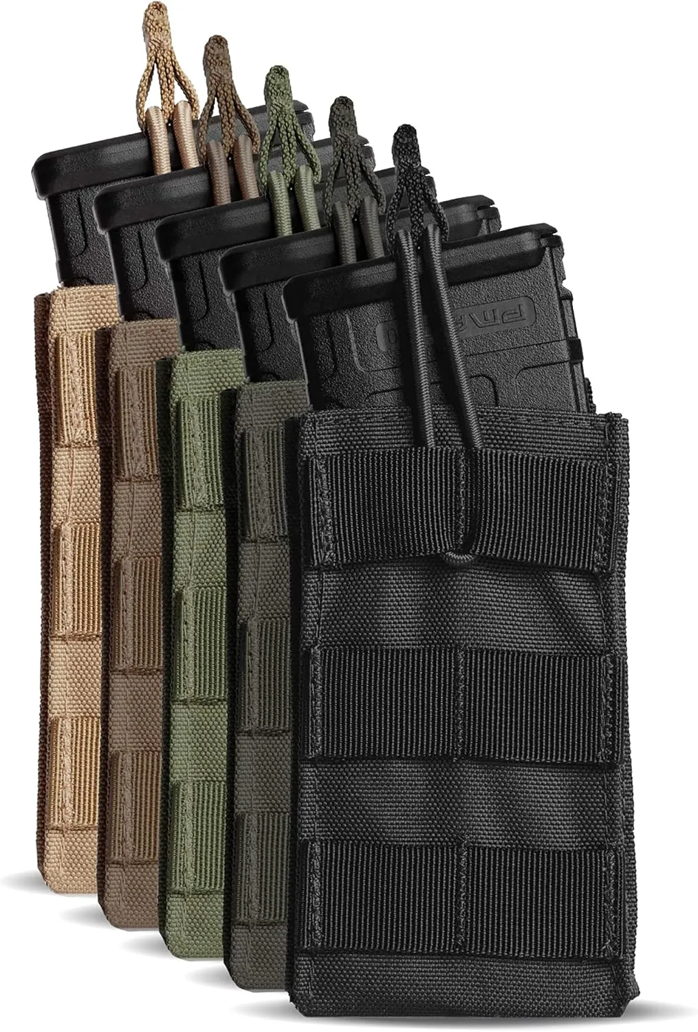 Tacticon BattlePouch | R1 R2 R3 Rifle Mag Pouches | Combat Veteran Owned Company | Molle Single Double Triple Rifle Magazine Holster for Ammo | Tactical Bag Accessories Holder