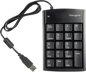 Targus Ultra Mini USB Keypad, Black (PAUK10U)