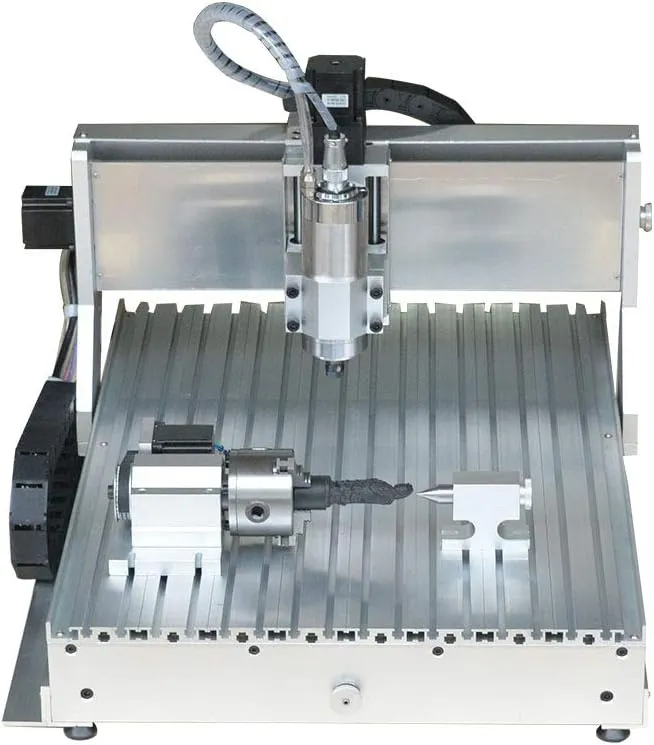 TEN-HIGH 3040 800W CNC Router Engraving Drilling Milling Machine,usb port with 4th Axis.